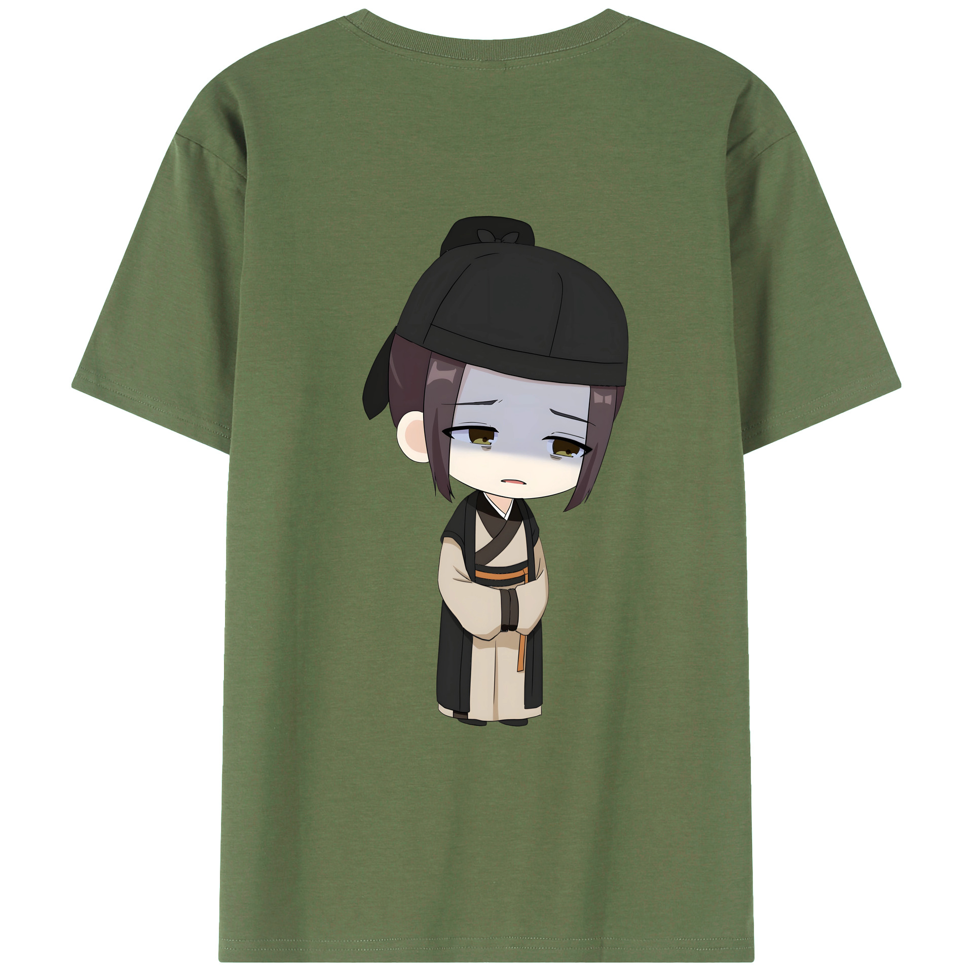 （画像用） 薬屋のひとりごと The Apothecary Diaries 綿100％ メンズ半袖Tシャツ（バックプリント） 通気性